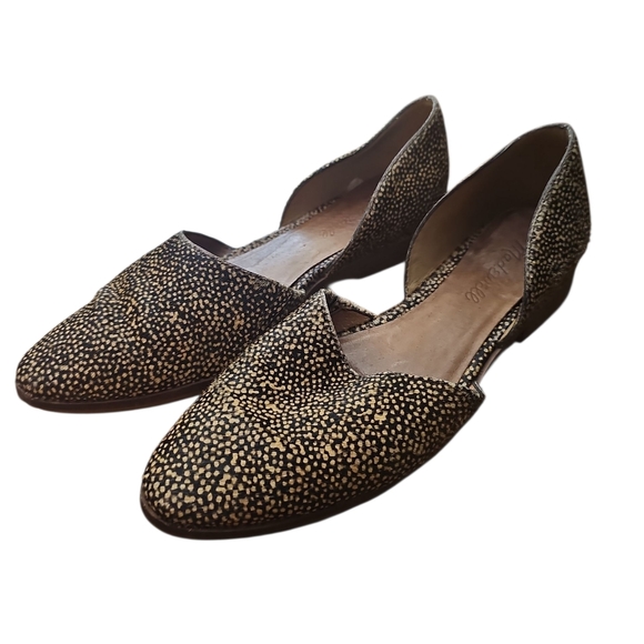 Madewell Marisa d'Orsay Flat in Spotted Calf Hair Sz 7 $128 - Picture 6 of 6